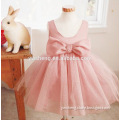 New Fashion baby Girl Dress Pink Party Children Dress For Summer